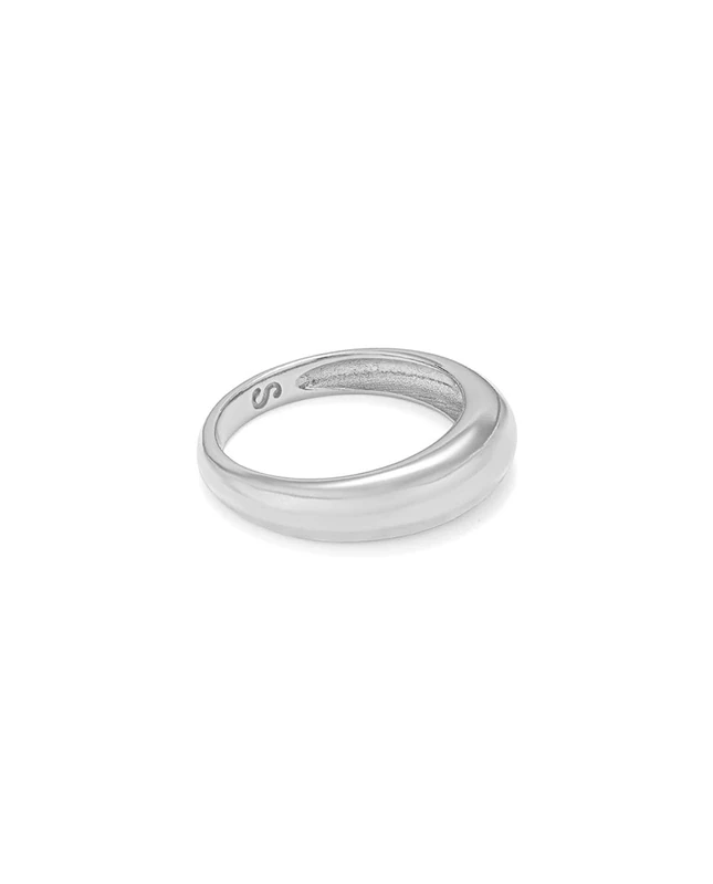Ring Volumen S Silver