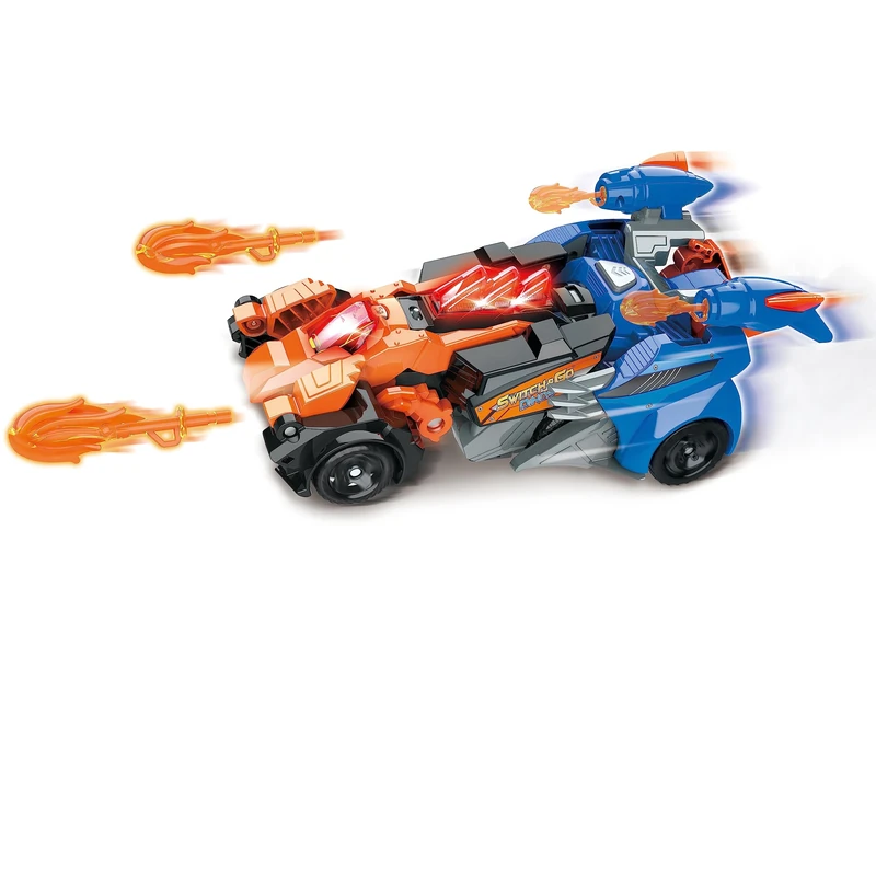 Vtech Switch&Go Dinos 3-in-1 Espinosaur Terodactil, Combine and Create a Mega Vehicle, Dinosaurs and Action Figures, Toy for Children Aged 3 and up, ESP Version