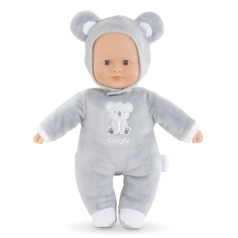 Corolle Sweetheart Koala Doll, Soft Body Doll with Hood, Name Label, Vanilla Fragrance, 30 cm, from 9 Months