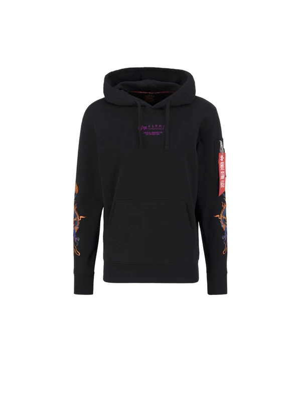 Alpha Industries Dragon EMB Hoodie for men Black