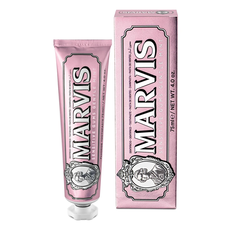 Marvis Sensitive Gums Gentle Mint Toothpaste - 75ml Plaque Relief