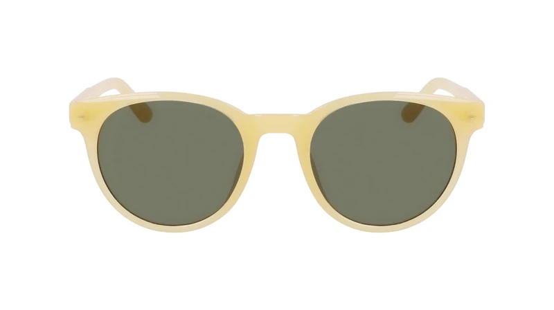 Dragon Unisex Adult Sunglasses KOBY - Shiny Cream G15 Green with Lumalens G15 Lens - Image 1
