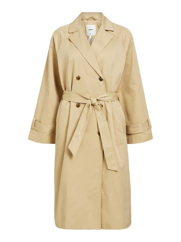 Object Objclara Keily Women's Trench Coat Noos Trench Coat, Humus, 12 - Image 1