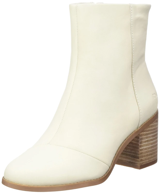 TOMS Women's Evelyn Mid Calf Boot, Light Sand Leather, 9 UK