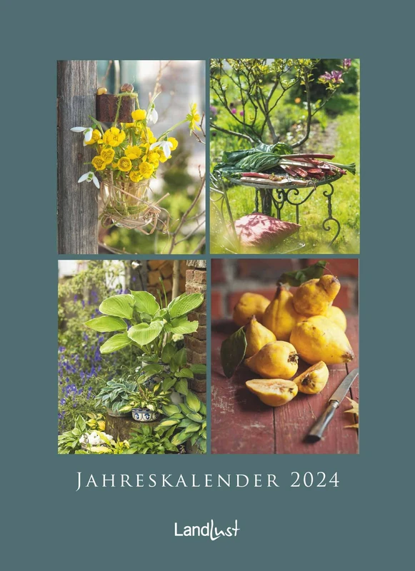 Landlust: Annual Calendar 2024 Wall Calendar - Poster Calendar - Photography - Garden Calendar 45 x 62 cm