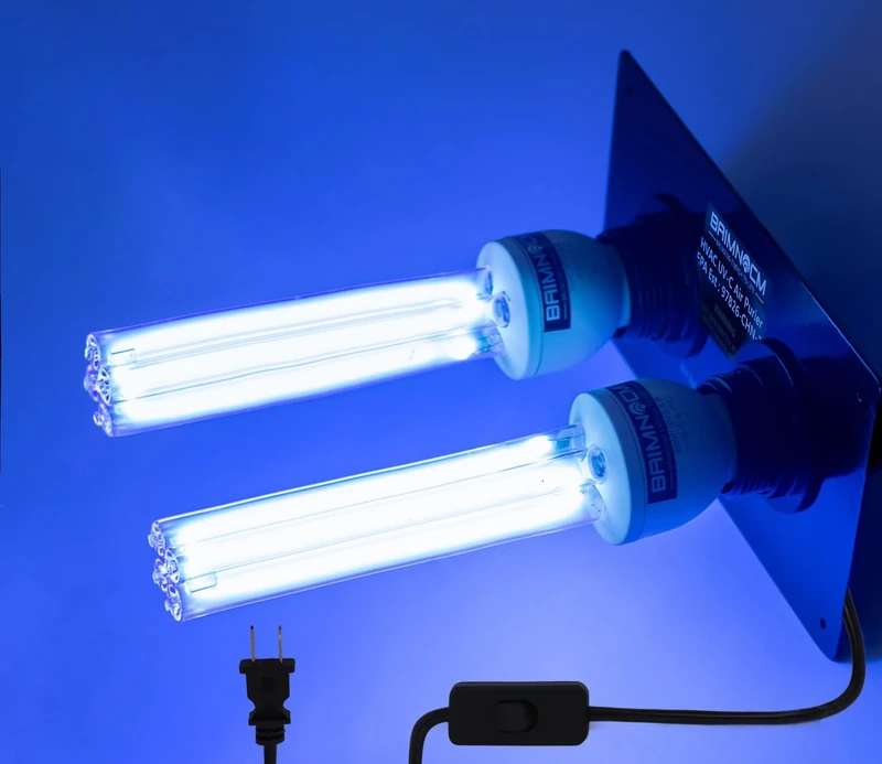 50 Watts(2x25W Bulb) Air Purifier for Whole House Duct Uv Light Sanitizer Hvac Ac Germicidal Filter UV-C Air Cleaner - Image 1