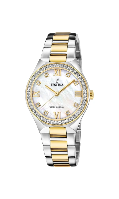 Festina 32024901 Women's Watch Analogue Solar, Colourful, One Size, Bracelet