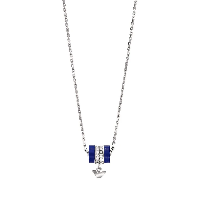 Emporio Armani Women's Sterling Silver lobster clasp closure necklace