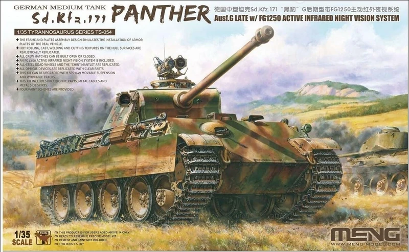 Meng Model 1:35 - Sd.Kfz. 171 Panther Ausf G Late w/ FG1250