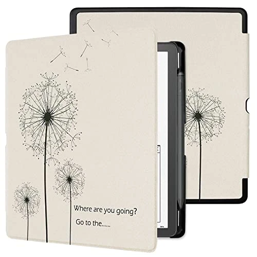 WALNEW Case for 10.2-inch Kindle Scribe (2022 Released), Slim Lightweight Premium PU Leather Cover with Pen Holder and Auto Wake/Sleep for 10.2” Amazon Kindle Scribe E-Reader