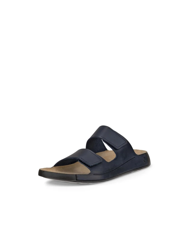 ECCO Men's Cozmo Sandal, Navy, 7.5 UK
