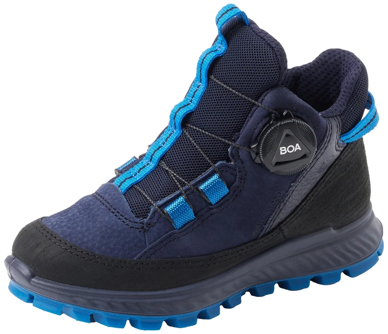 ECCO Boys' Exostrike Boots, Black Night Sky Night Sky, 9 UK