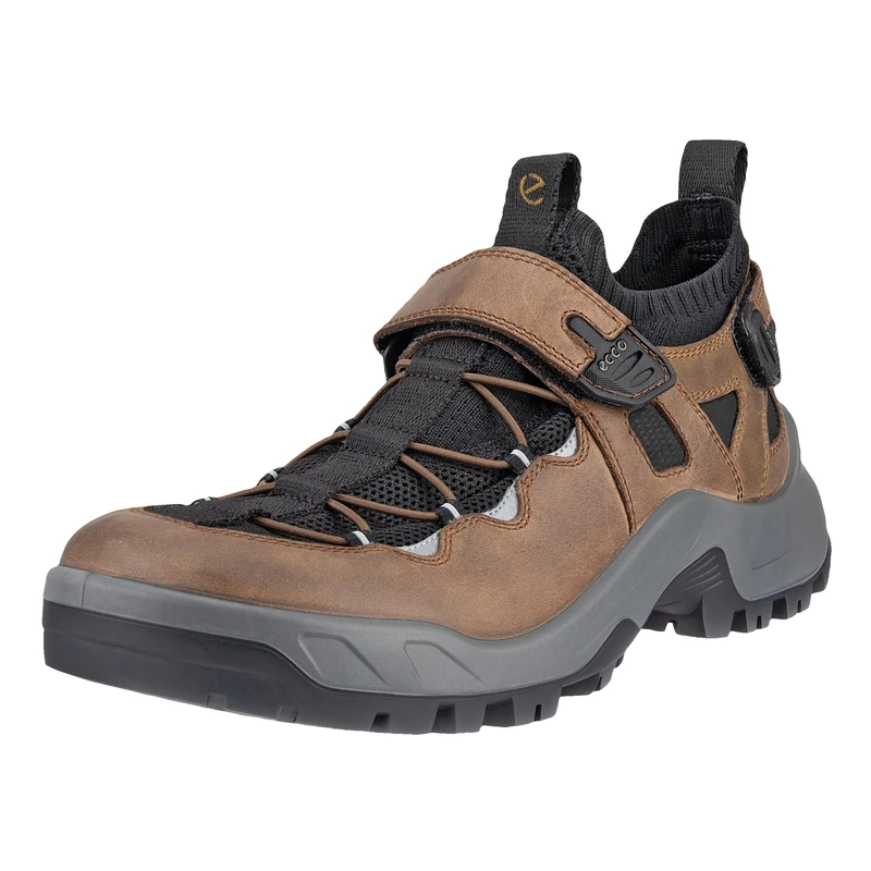 Ecco Offroad Explorer Men's Sandals, COCOA BROWN/BLACK/CAMEL, 11.5 UK