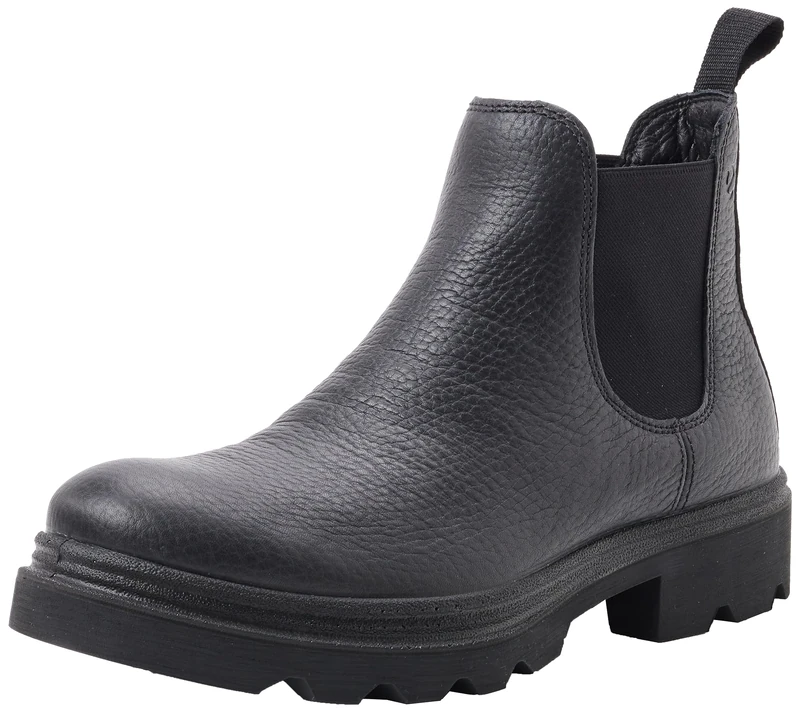 ECCO Men's Grainer Chelsea Boots - Black - Size 10.5-11 UK
