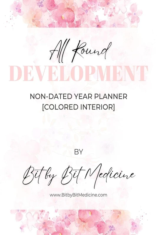 All Round Development Non-Dated Year Planner [Colored interior]