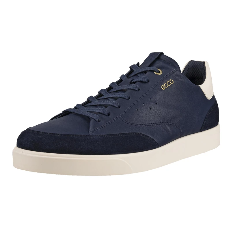 ECCO Street Lite Court Men's Trainers, Night Sky Marine Limestone, 9-9.5 UK