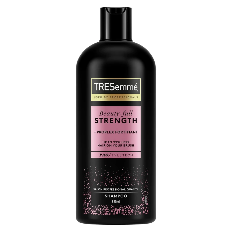 TRESemme Beauty-Full Strength Shampoo with ProPlex Fortifiant for damaged hair 6x 680 ml - Image 1