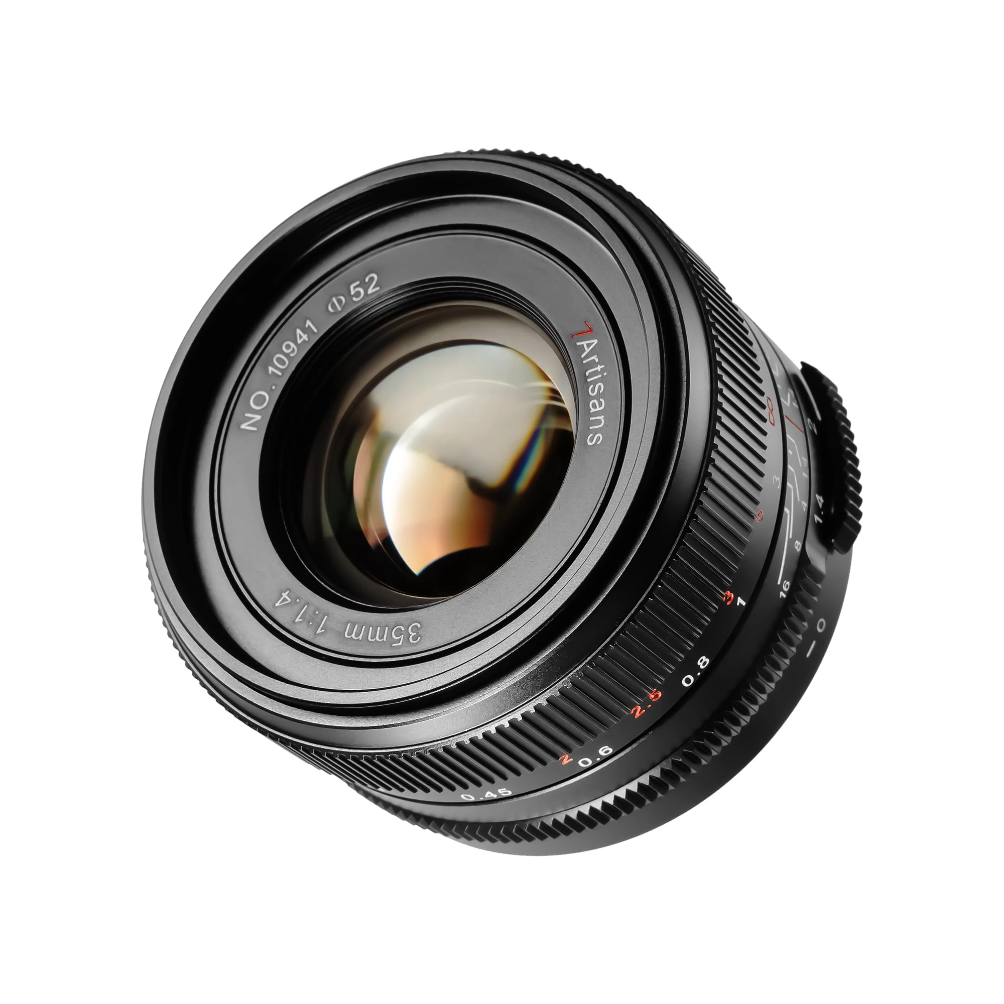 7artisans 35mm F1.4 Mark Ⅲ Full Frame Manual Focus Prime Lens Large Aperture Compatible with L Mount Mirrorless Camera(Black)