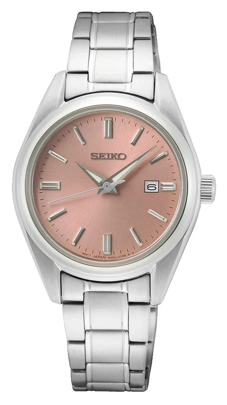 Seiko Women Analog Quartz Watch with Stainless Steel Strap SUR529P1