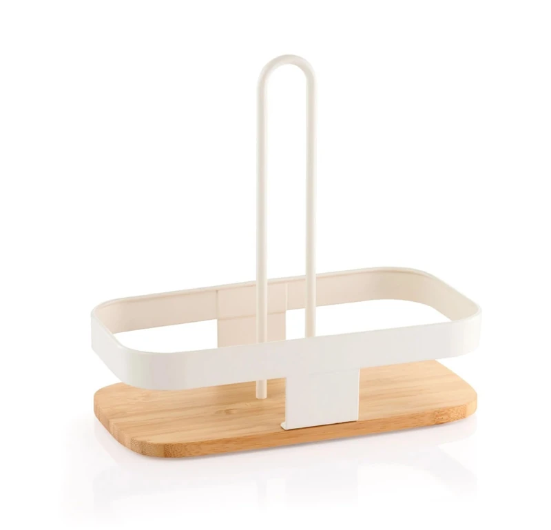 Tescoma 900824 Condiment Holder, Wood and Metal, Online Line 22 x 12 x 22 cm