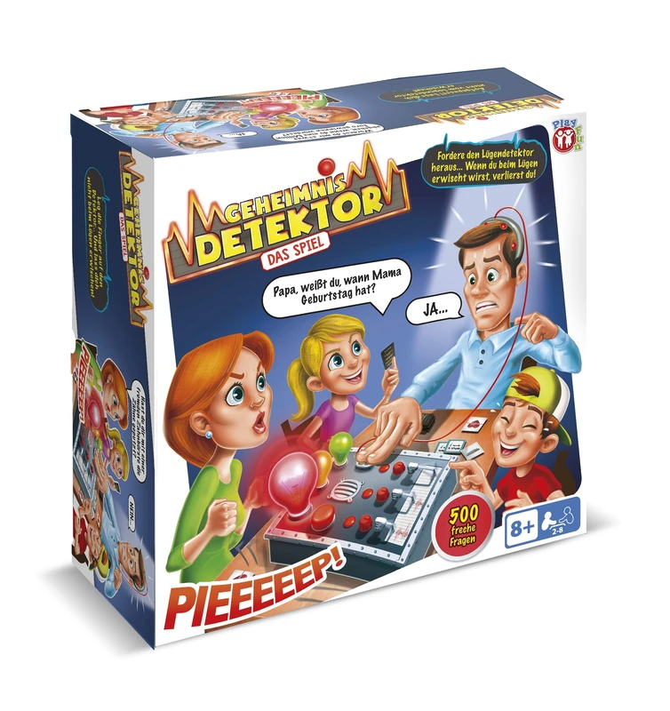 PLAY FUN BY IMC TOYS Secret Detector Truth or Lie Game, Funny Family Board Game for Boys and Girls from 8 Years (German)