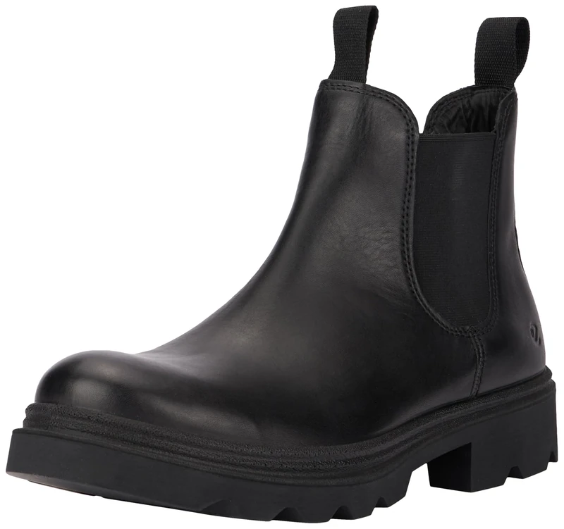 ECCO Men's Grainer M Chelsea Boat, Black, 7.5 UK - Image 1