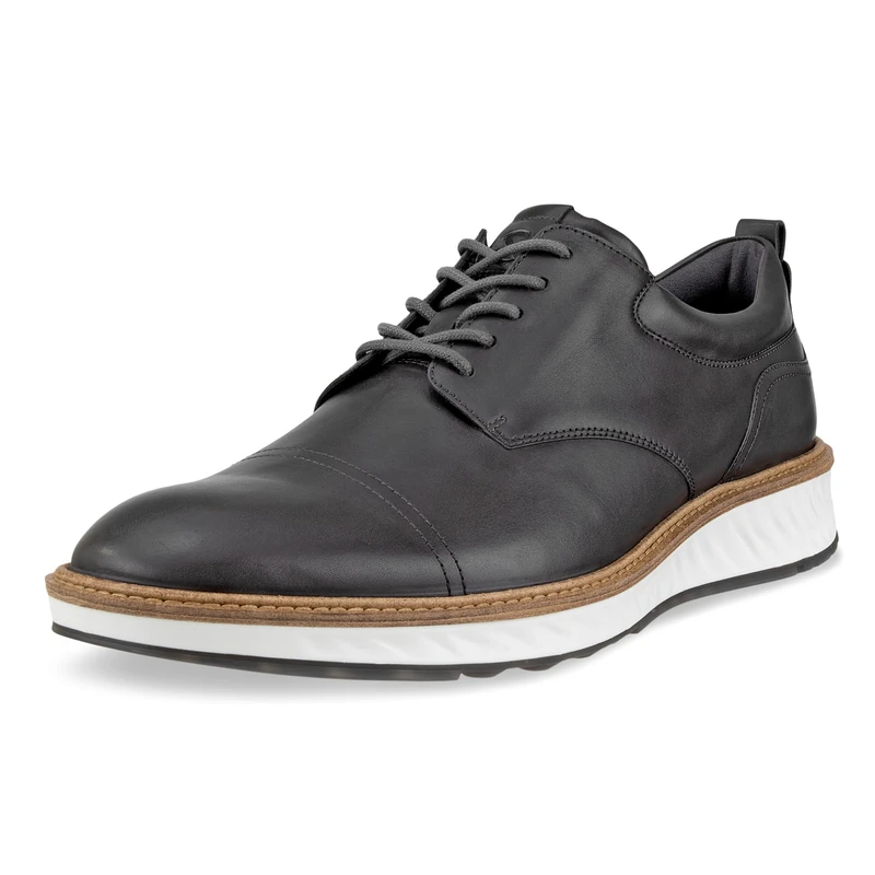 ECCO Men's St. 1 Hybrid Captoe Oxford, Magnet, 7-7.5