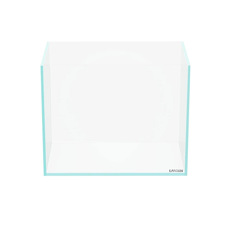 Landen 30N 3.2 Gallon Nano Rimless Low Iron Aquarium Tank, 11.8'' L × 7.5'' W × 9.4'' H (30X19X24) cm 5mm Thickness with Nano Foam Leveling Mat Included