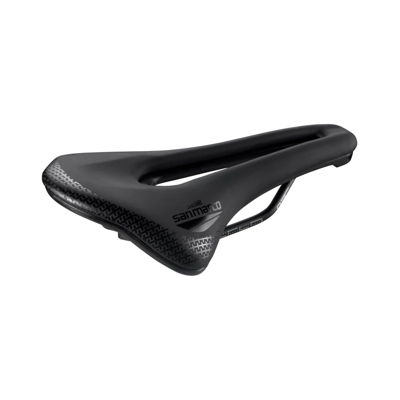 Selle San Marco Shortfit 2.0 Comfort Dynamic Saddle: Black/Black L3