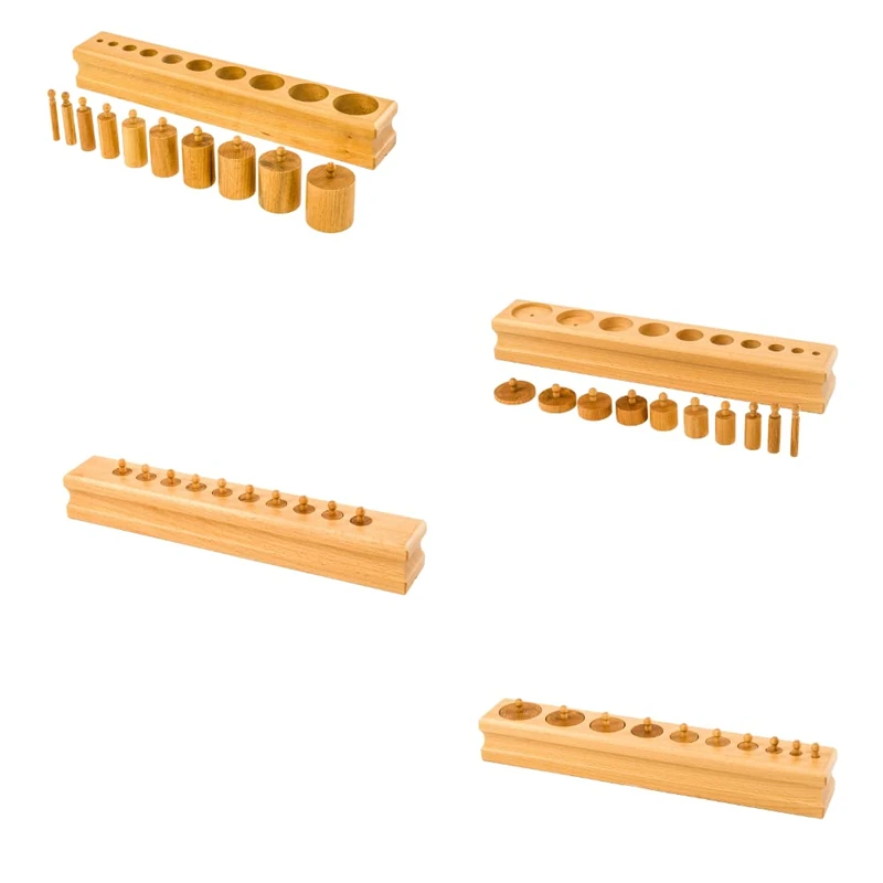 BSM Edufun Montessori Pedagogy - Set of 4 Cylinder Block