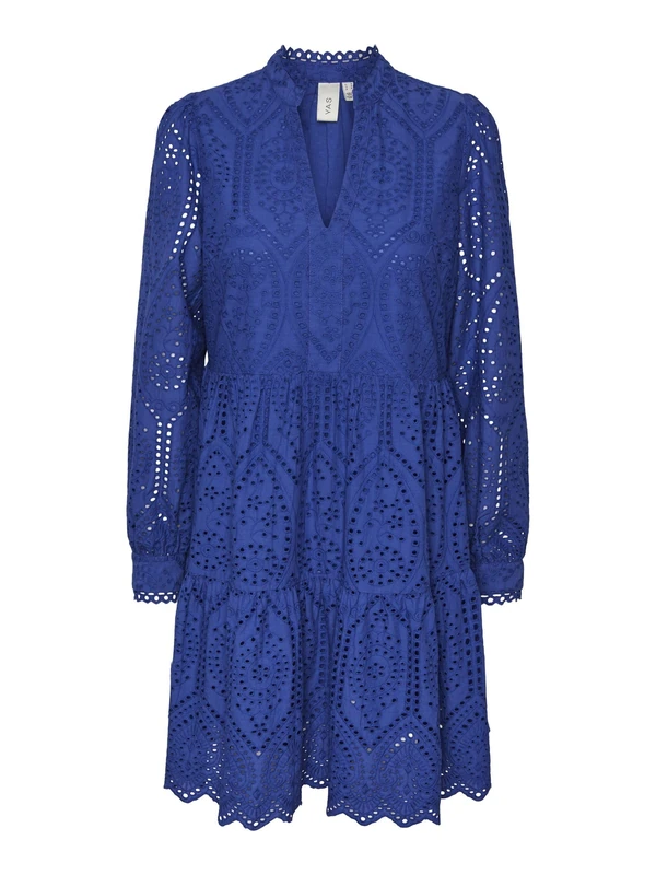 YAS Women's Yasholi LS Dress S. Noos Dress, Deep Ultramarine, XS