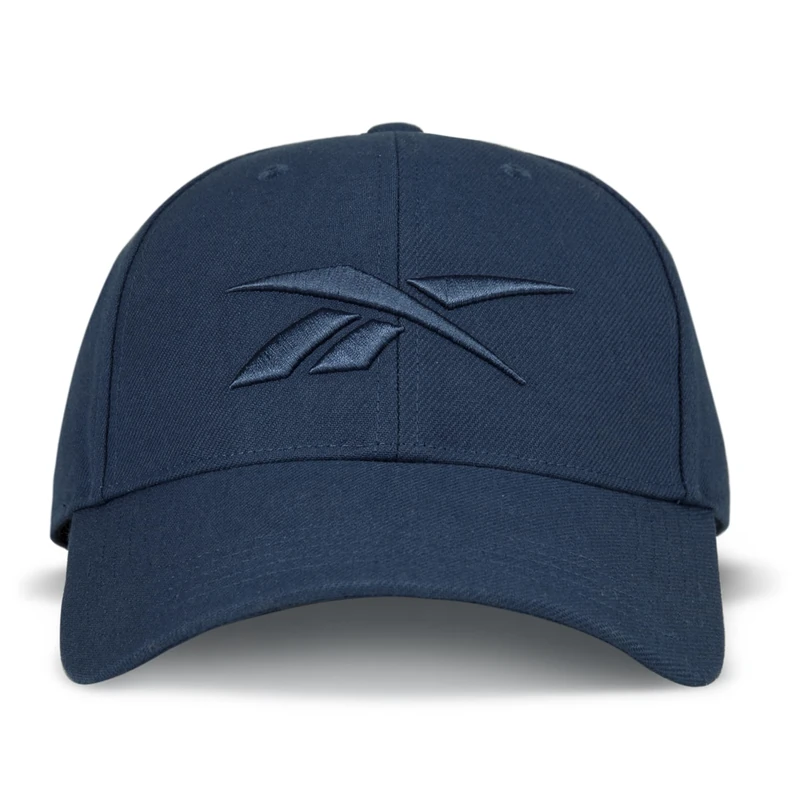 Reebok Unisex's Vector Classic Ballcap with Adjustable Snapback for Men and Women (One Size Fits Most) Baseball Cap, Batik Blue - Image 1