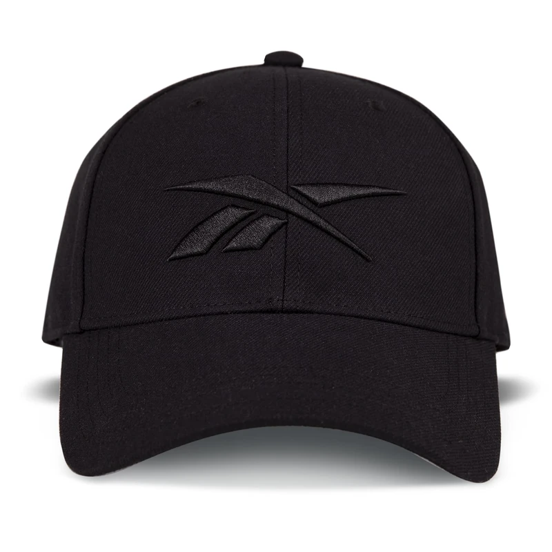 Reebok Unisex's Classic Ballcap with Adjustable Snapback for Men and Women (One Size Fits Most) Baseball Cap, Vector-Black