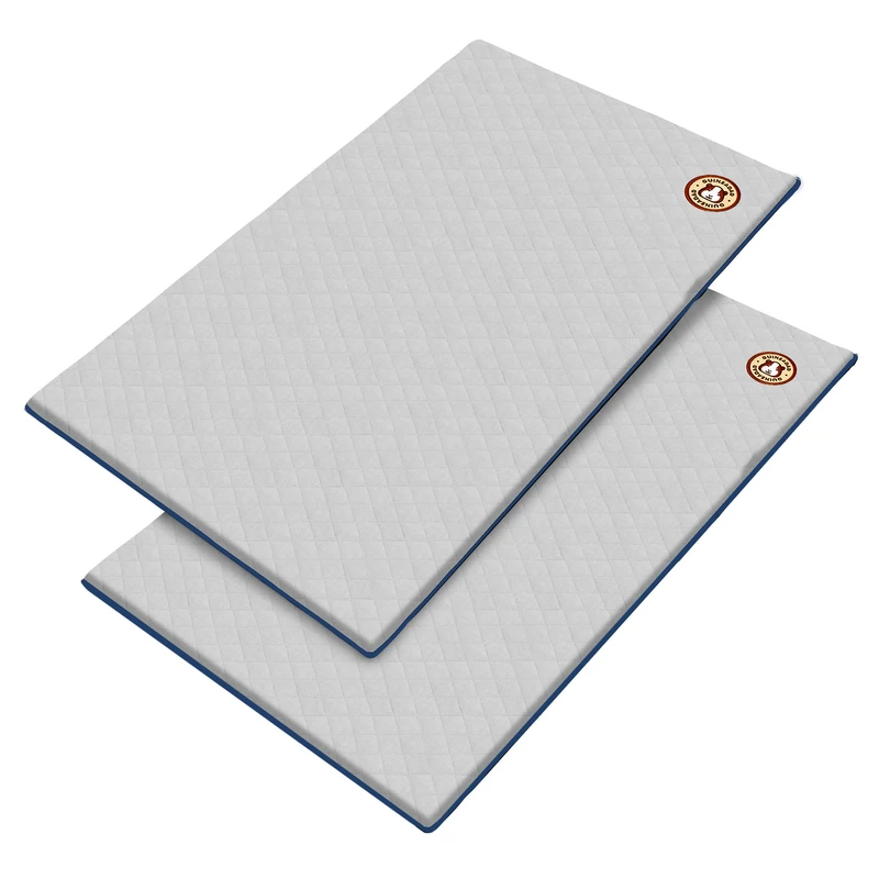 GuineaDad Liner | Guinea Pig Fleece Cage Liners | Guinea Pig Bedding | Burrowing Pocket Sleeve | Extra Absorbent Bamboo | Waterproof Bottom (C&C 2x1 (2 Pack), Grey)