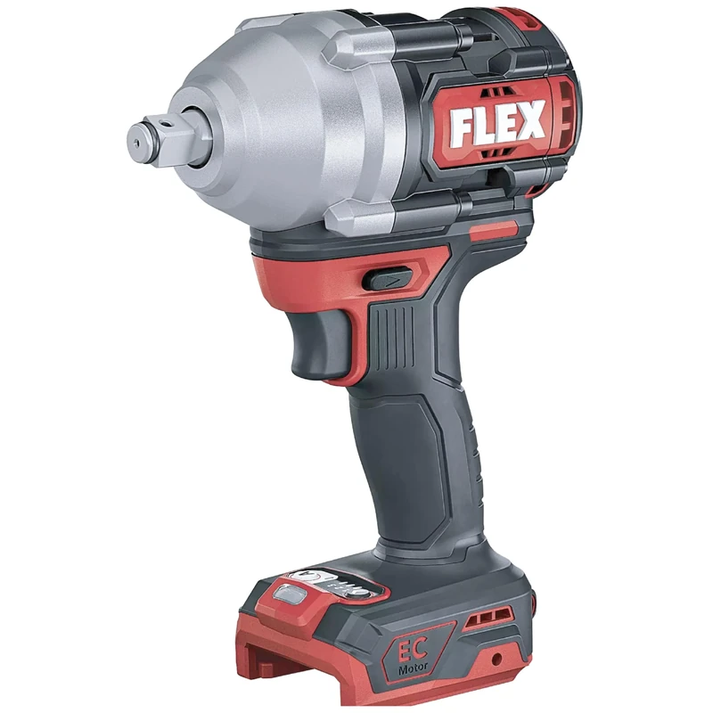 Flex - Impact Wrench - Compact Cordless Wrench with Brushless Motor, Electronic Management System, Quick Acting Brake, Speed Command, LED Light and More - Work Tools - 750Nm - 950Nm Max