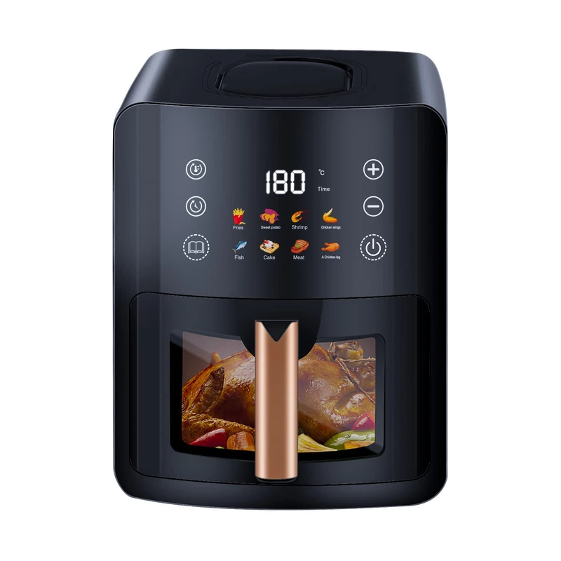 GONICVIN Air Fryer 5L, Air Fryer with Digital Display, High Speed 360°Air Circulation, 8 Preset Modes, Uses Little or No Oil Cooking