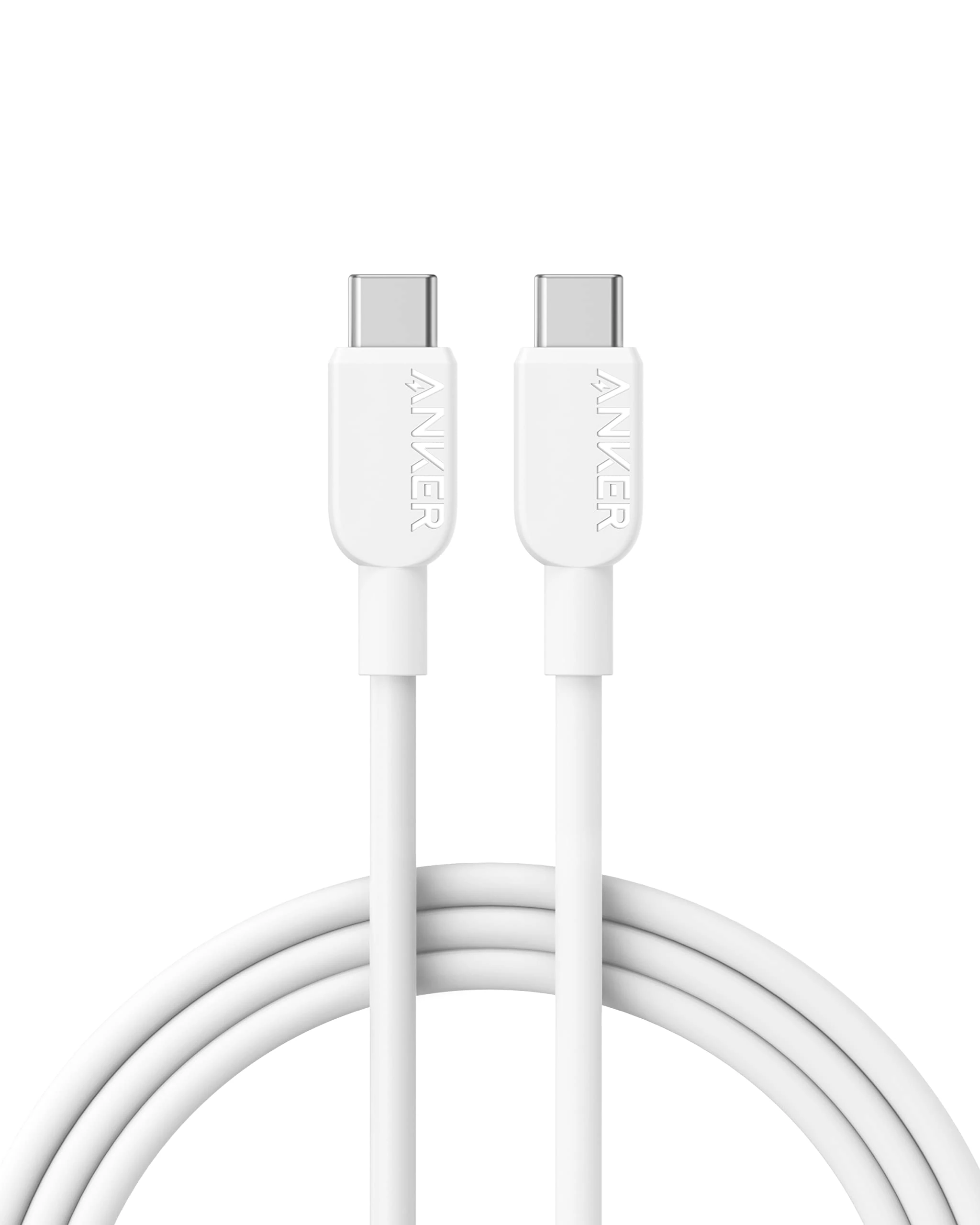 Anker USB C Cable, 310 USB C to USB C Cable (6 ft), (60W/3A) Fast Charge for iPhone 17/16/15, iPad Pro, Samsung Galaxy, MacBook Pro,and More