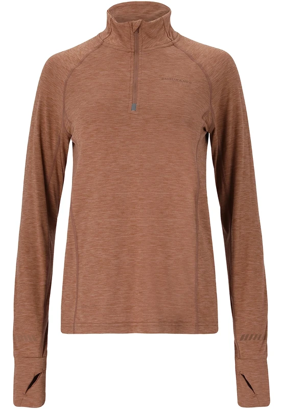 ENDURANCE Women's Canna V2 Performance Sweatshirt, 5133 Beaver Fur, 48 (EU)