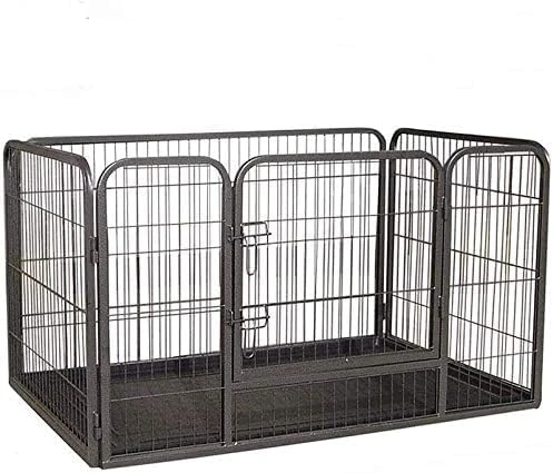 Doggy Style Heavy Duty Whelping Pen With Abs Tray Puppy Play Pen Puppies Cage Crate Cartes Cages Dog Training Playpen for Dogs and puppies (Sml)