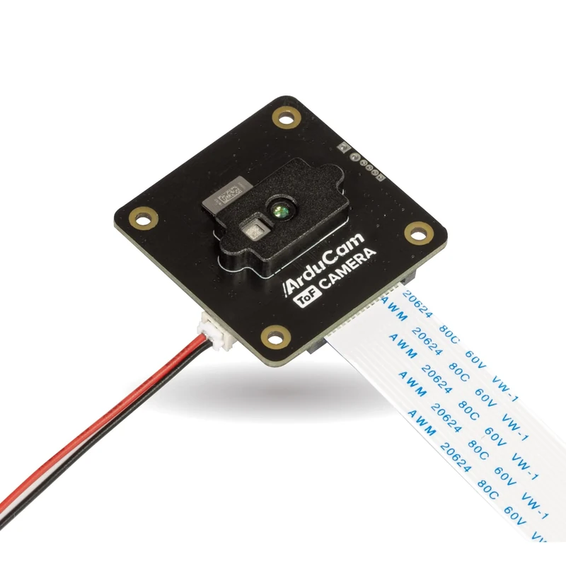 Arducam ToF Camera, 0.43MP Color Rolling Shutter Camera Module with Case for Raspberry Pi and Nvidia Jetson Board, Depth Sensing Solution ToF Tech Camera - Image 1