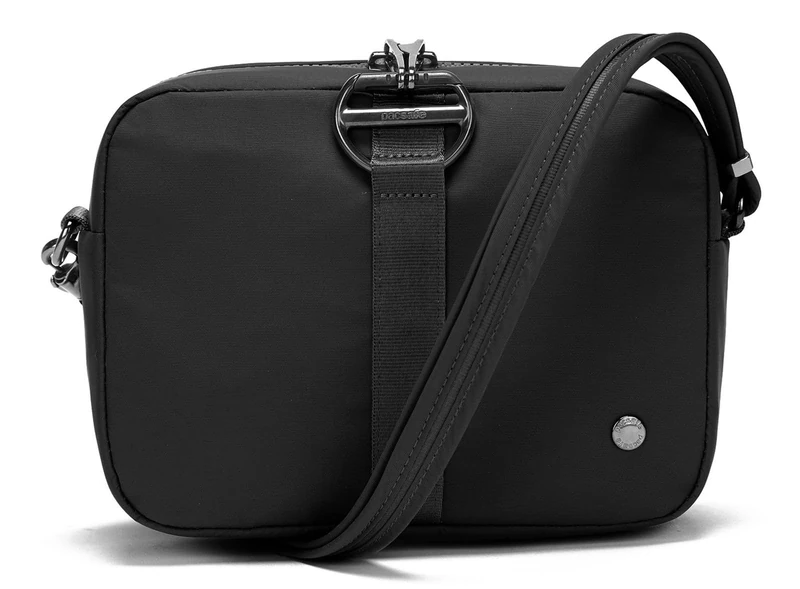 Pacsafe Citysafe CX Anti-Theft Square Crossbody - Anti-Theft Shoulder Bag, Econyl Black