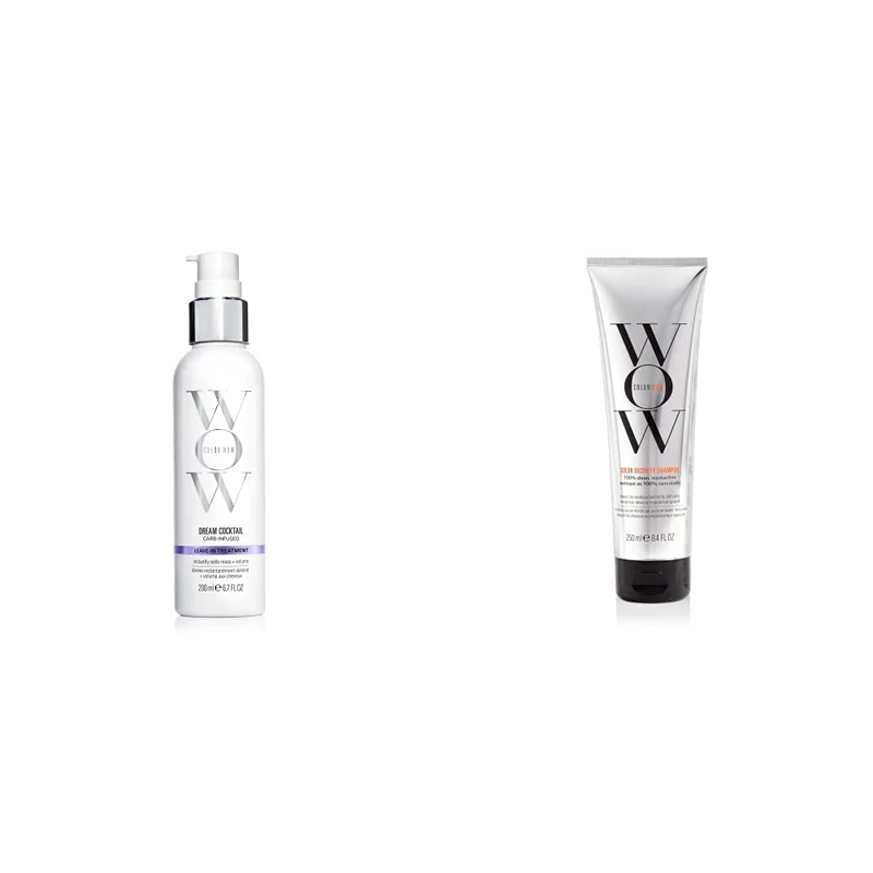 COLOR WOW Carb Cocktail Bionic Tonic, 200 ml & Color Wow Color Security Shampoo, 250 ml - Image 1