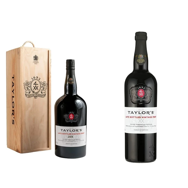 Taylors Late Bottled Vintage Port Wine | in Gift Box | 150 cl & Late Bottled Vintage Port | 75 cl