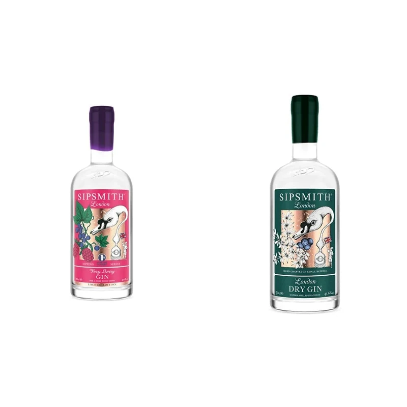 Sipsmith Very Berry Gin, 70cl & London Dry Gin, 70cl