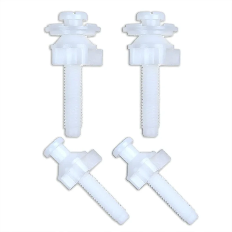 MUU Universal Toilet Seat Bolts and Screws,Quick Release Top Hinge Fixings,Easy to Install- Toilet Seat Replacement Parts Kit (Screws-SL4)