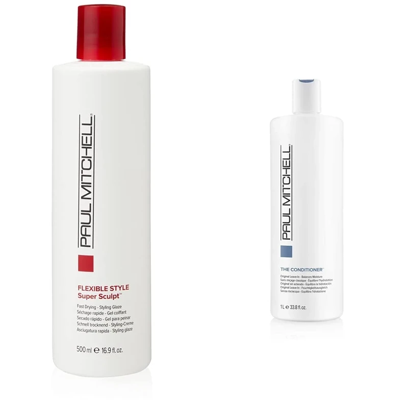 Paul Mitchell Super Sculpt 500ml & Original The Conditioner, 33.8 Fl Oz,1L