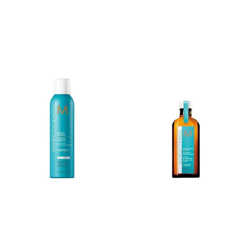 Moroccanoil Perfect Defense, 225ml & Treatment Light Hair Oil, 100ml