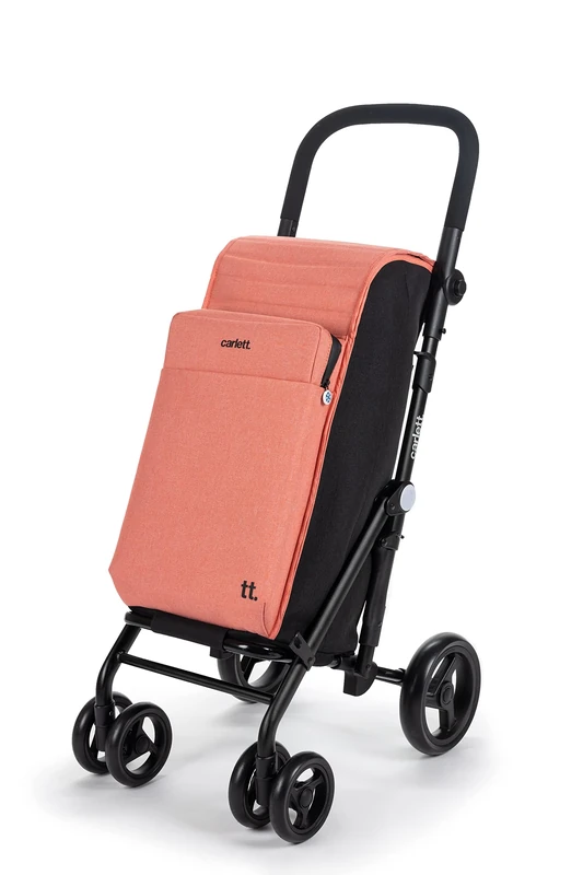Carlett Shopping rollators, Alloy Steel, Salmon, 25kg