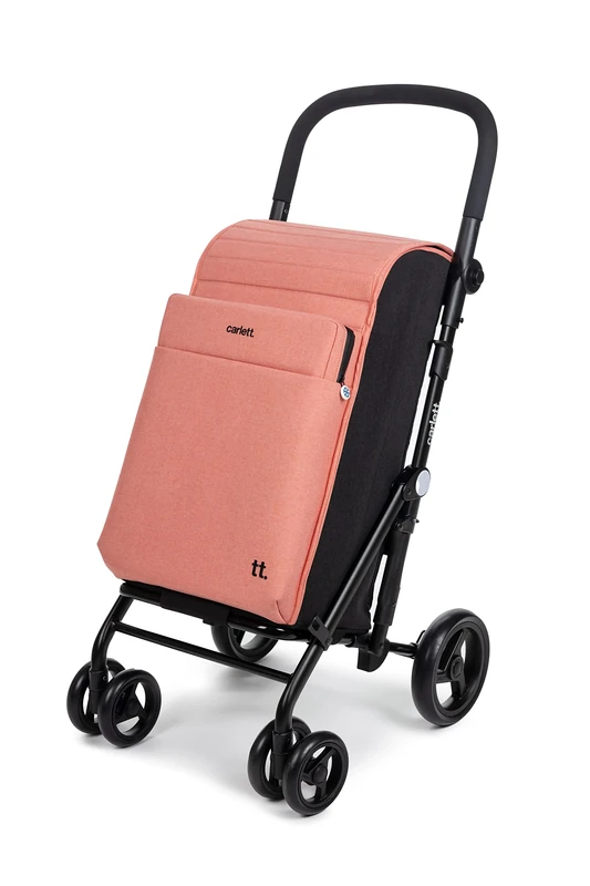 Carlett Shopping rollators, Salmon, 25kg
