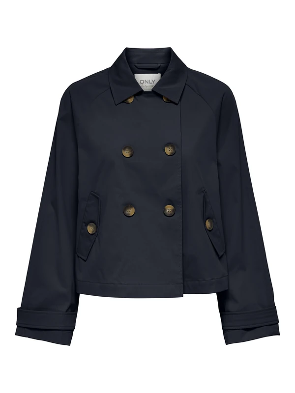 ONLY Female Short Trench Coat, Night Sky, XL